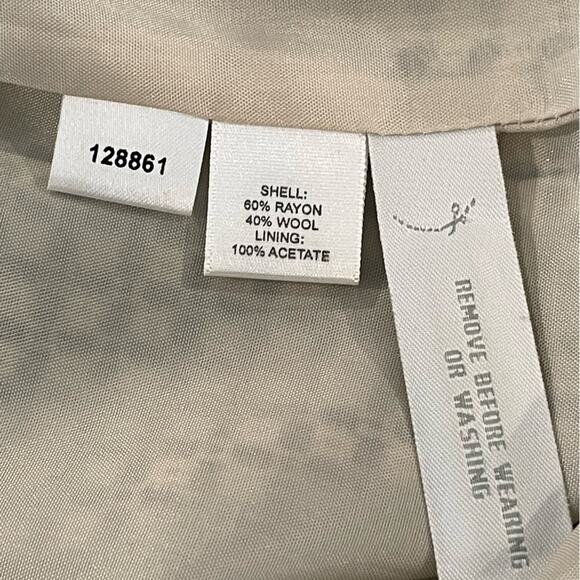 Ann Taylor Loft Polka Dot Pleated Pencil Skirt Size 6 Petite NWOT - Picture 11 of 12